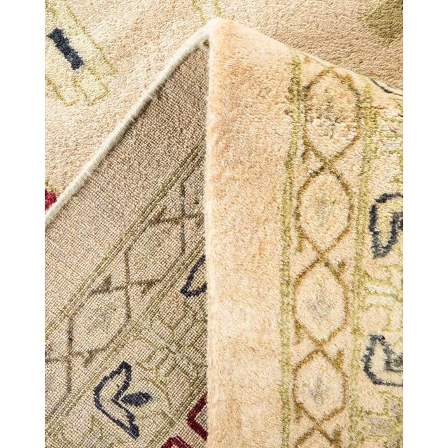 Mogul, One-of-a-Kind Hand-Knotted Area Rug in Beige, 10' 2" x 14' 3" For Sale In New York - Image 6 of 8