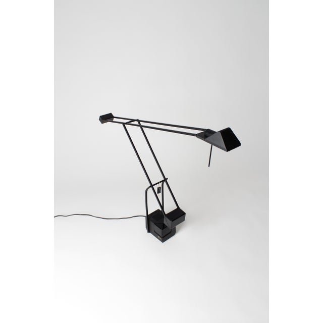 1980s Spanish Fase Impala Table Lamp in Metal, 1980s For Sale - Image 5 of 13