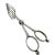 Antique Vintage English Sterling Silver Asparagus Tongs Ben Wade Sheffield 1921 For Sale