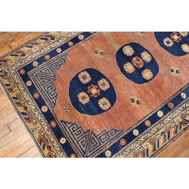 Antique Khotan- 4'4" X 6'2" For Sale - Image 4 of 8