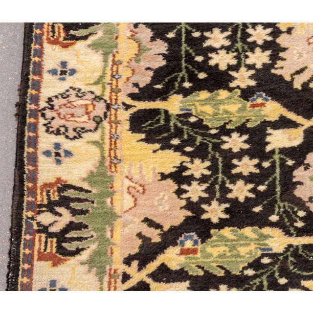 Textile Peshawar Oushak Floral Motif Rug, 5' 10" X 4' For Sale - Image 7 of 10