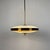 Mid-Century Modern Two Tone Glass and Brass Pendant Lamp by Pietro Chiesa for Fontana Arte, Italy, 1950s For Sale - Image 9 of 10