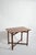 X shaped foot chessboard table, XIXth c. Side table, serving table console with a chessboard top, X-shaped folding base....
