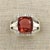 Natural Tourmaline Diamond Ring 6.5 14k White Gold 5.89 TCW Certified For Sale - Image 9 of 18