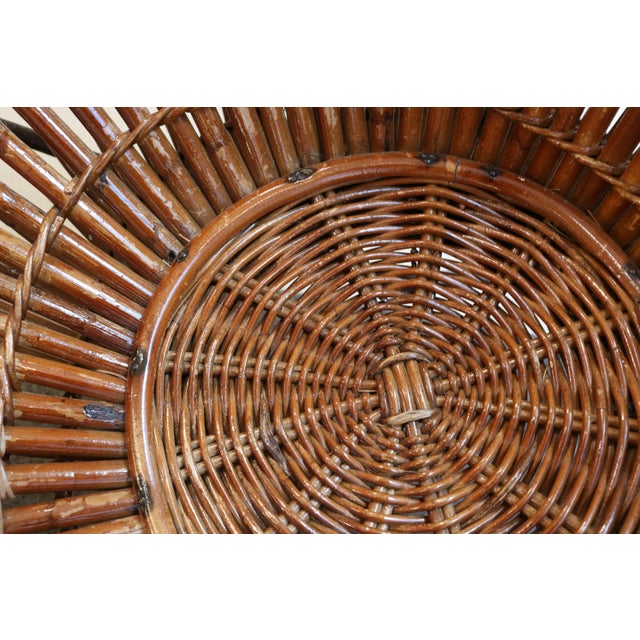 1970s Pair of Wicker Lounge Chairs by Janine Abraham and Dirk Jan Rol for Rougier For Sale - Image 11 of 18