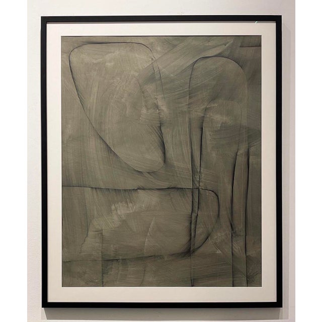 Untitled #SP-220 by Murray Duncan Mixed media on paper Size: 32" x 40" Unframed, signed on the back This striking...