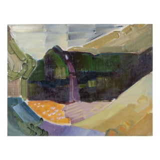 Orla Lehmann, Abstract Landscape, 1968, Oil on Canvas For Sale