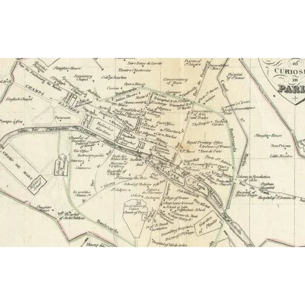 Antique Map by Gall and Inglis, 1843 For Sale - Image 3 of 10