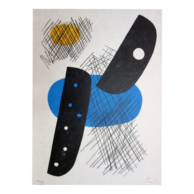 Berto Lardera, Bursting Bud, Lithograph For Sale