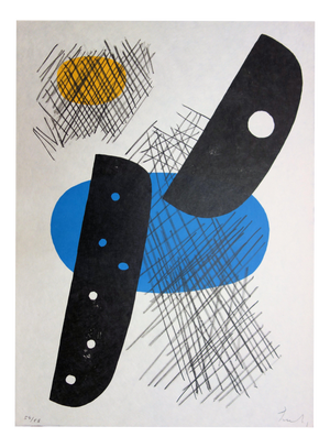 Berto Lardera, Bursting Bud, Lithograph
