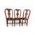This elegant set of six 18th-century Rococo dining chairs from Lucca features beautifully carved frames with a painted...