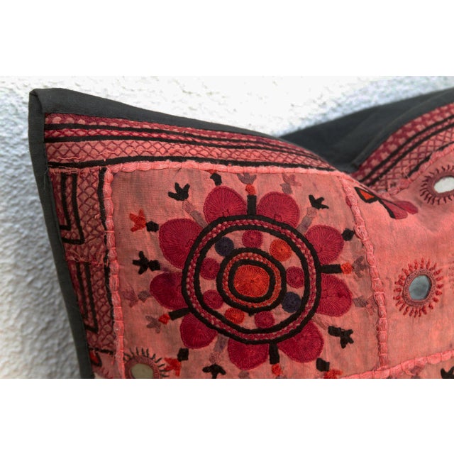 19th Century The Desert Rose Antique Jaisalmer Pillow For Sale - Image 5 of 7