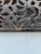 Large Ornate Vintage Hand-Carved & Gilded Indian Wood Mirror or Picture Frame For Sale In West Palm - Image 6 of 9