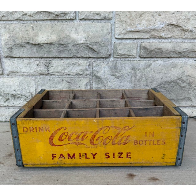 Vintage Wooden Coca-Cola Crate From Portland Oregon For Sale - Image 4 of 12