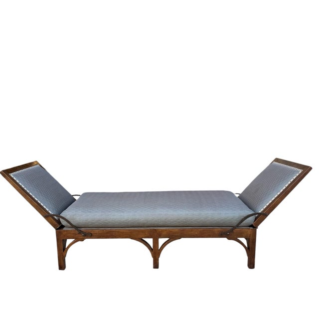 Traditional Formations Isabella Adjustable Lounge Bench For Sale - Image 3 of 8