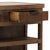 Brown Organic Modern Marble Inset Walnut Kitchen Island For Sale - Image 8 of 9