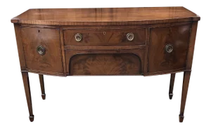 Early 19th Century English Hepplewhite Bowfront Brandy Board