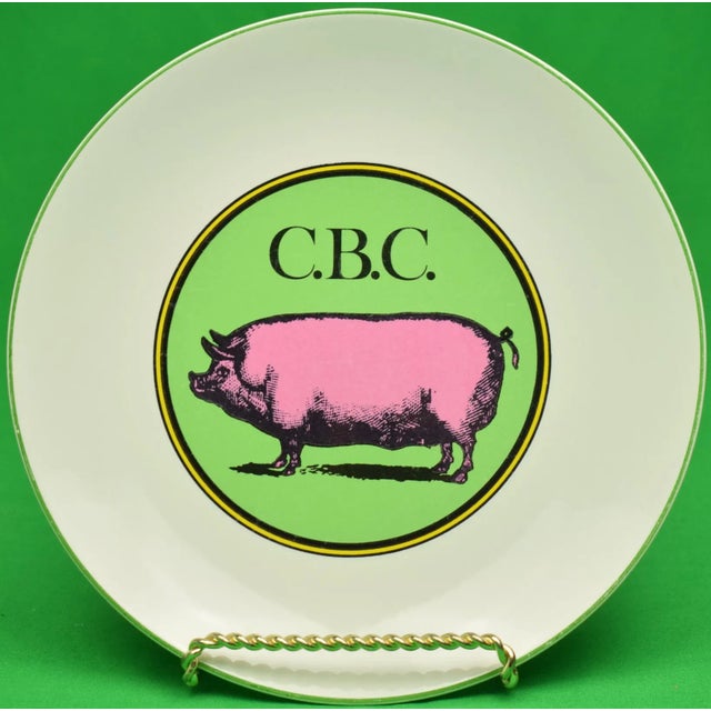 Set of 6 Vintage Official Preppy Plates For Sale - Image 4 of 7