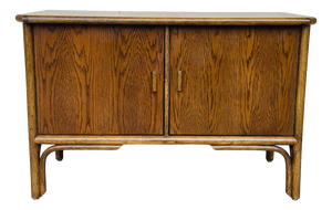 Vintage Ash and Bamboo Sideboard, 1960s