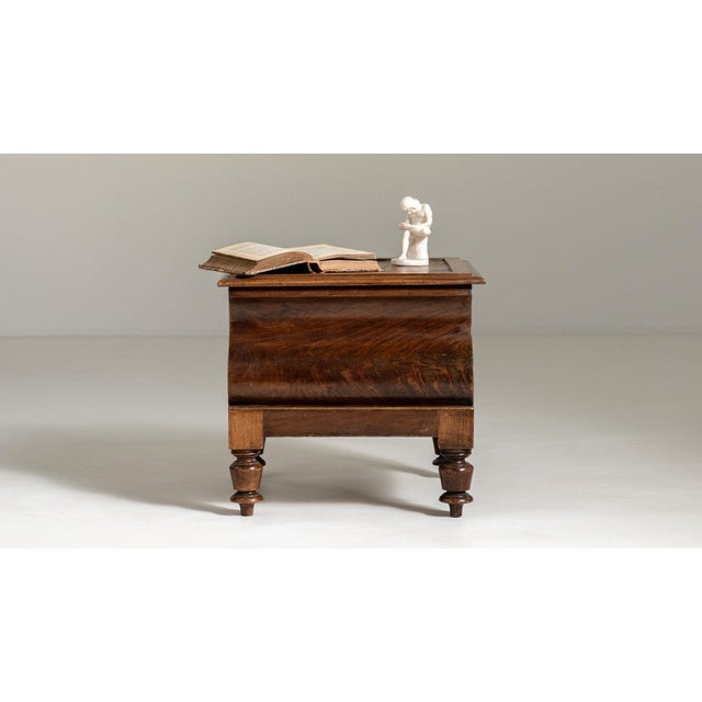19th Century France Victorian Brown Wood Trunks & Blanket Chests For Sale - Image 4 of 11