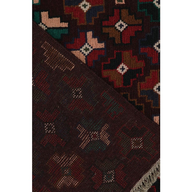 Textile Rug & Kilim’s Kohistani Baluch Tribal Rug With Colorful Geometric Patterns For Sale - Image 7 of 7