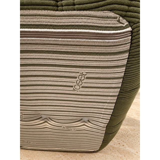 Olive Set of 5 Togo Modular Sofa by Michel Ducaroy for Ligne Roset, 1970s For Sale - Image 8 of 11