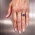 Natural Tanzanite Diamond Ring 6.5 14k WG 2.05 TCW Certified For Sale In New York - Image 6 of 12