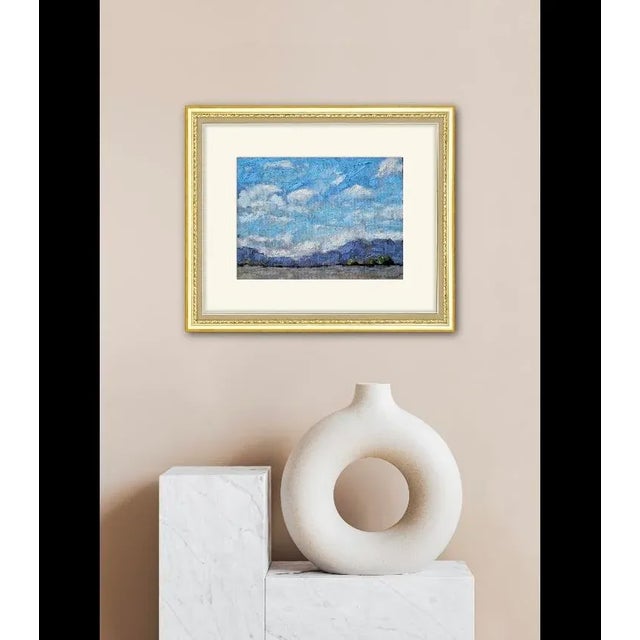 "Nevada Clouds" Contemporary Impressionist Style Landscape Oil Painting For Sale - Image 4 of 12