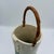 1992 Signed Studio Pottery Vase With Bamboo Handle Ceramic Vessel, Handcrafted Art Pottery For Sale In Richmond - Image 6 of 12