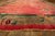 Art Deco 1920s Antique Pink Floral Open Field Modernist Knotted Wool Chinese Art Deco Rug For Sale - Image 3 of 9