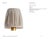 Visual Comfort Signature 4" Pleated Natural Linen Shade Designer: Visual Comfort Signature Height: 4.25" Base: Shade...