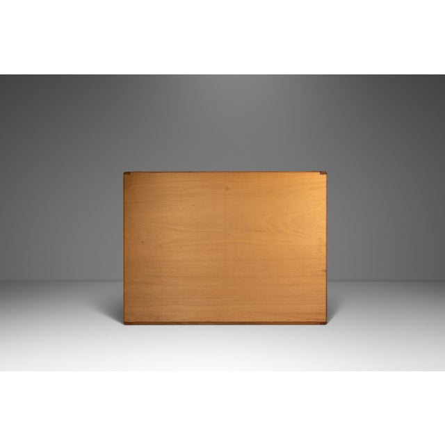 1980s Danish Mid-Century Modern Display Case / Cabinet Topper in Teak W/ Glass Doors & Adjustable Shelves Attributed to D-Scan, C. 1980s For Sale - Image 5 of 14