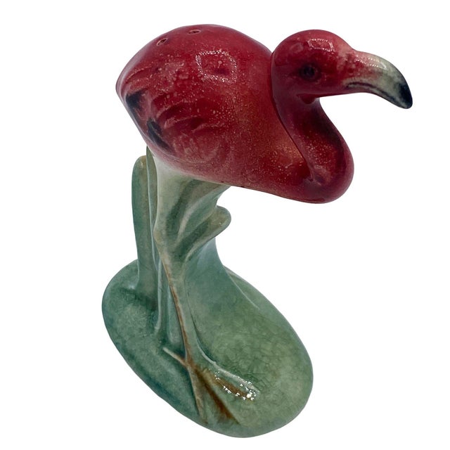 Mid 20th Century Flying Flamingo Ceramic Salt & Pepper Shaker Set, Japan For Sale In Los Angeles - Image 6 of 11