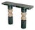 Stacked Spheres Green Marble Perle Console Table by Esther Knopfler For Sale