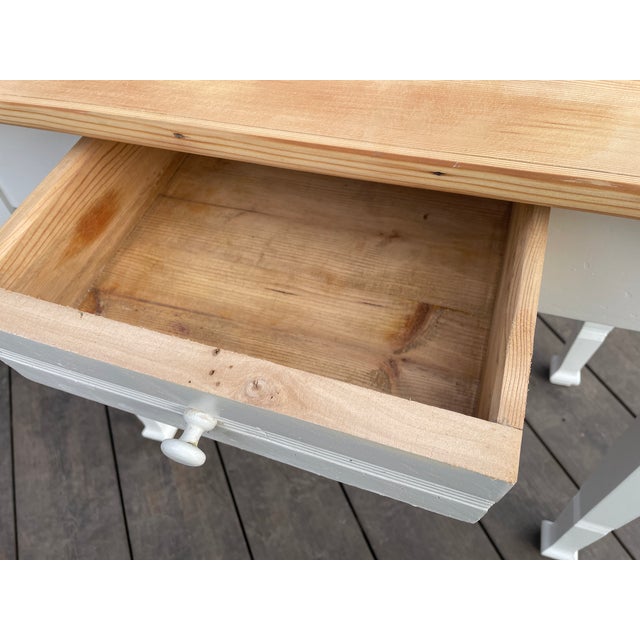 Antique Table in Fir, 1890s For Sale - Image 9 of 18