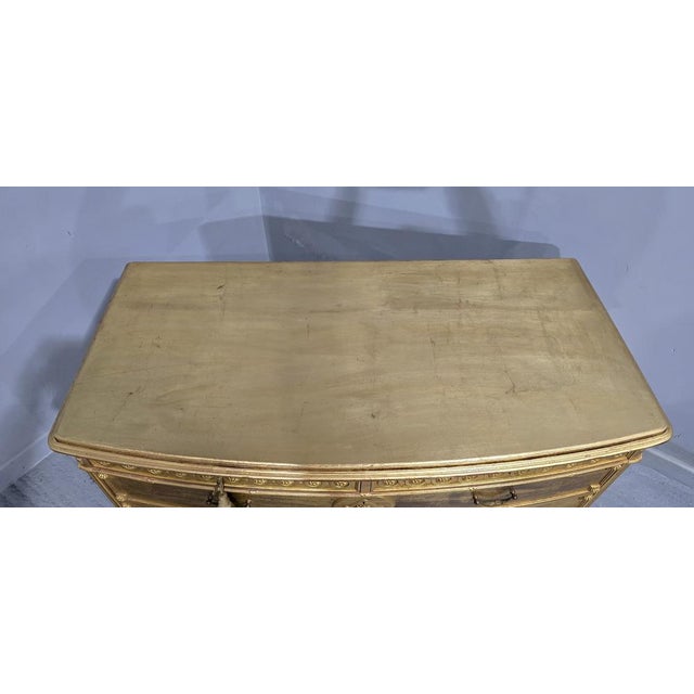 French Gilded Chest of Drawers, 1880 For Sale - Image 3 of 17