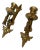 1970s Petite Brass Candle Sconces - a Pair For Sale