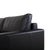 Vida 3-Seater Sofa in Black Leather from Rolf Benz For Sale - Image 5 of 13