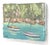 Contemporary Berry's Bay Study 2 (19.6.23) - Plein Air Abstract Textured Landscape Painting by Sally West For Sale - Image 3 of 9