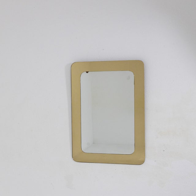 Wall Mirror with Stained Glass Frame For Sale - Image 4 of 9