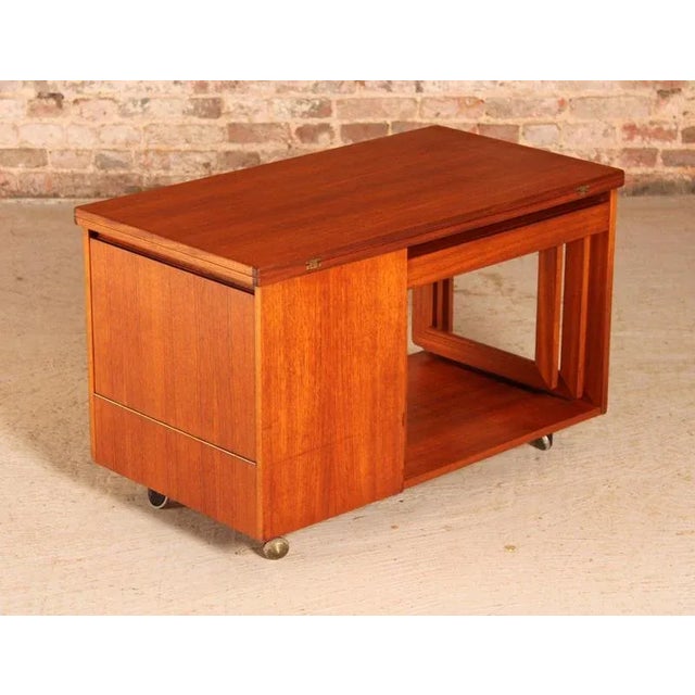 Mid-Century Tristor Nesting Tables in Teak from McIntosh, 1970s, Set of 3 For Sale - Image 11 of 14