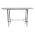 Arteriors Modern White Stone Hamish Console Table For Sale