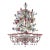 Early 21st Century Venetian Imperial Floral Cà Rezzonico Murano Glass Chandelier by Simoeng For Sale - Image 5 of 10