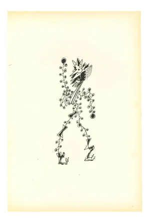Bruno Capacci, Composition of Diodora, Original Lithograph, 1950s
