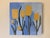 2020s Rare, Modern Abstract Folk Art Triptych Acrylic Paintings on Canvas, “Spring Pop,”Signed, Dated For Sale - Image 5 of 10