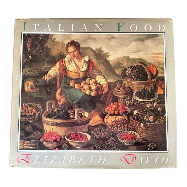 Vintage Cookbook Italian Food by Elizabeth David For Sale