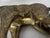 Leonard 1970s Leonard Brass Giraffe Sculpture With Textured Geometric Spots For Sale - Image 4 of 4