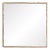Yvette Square Metal Mirror - Brass For Sale