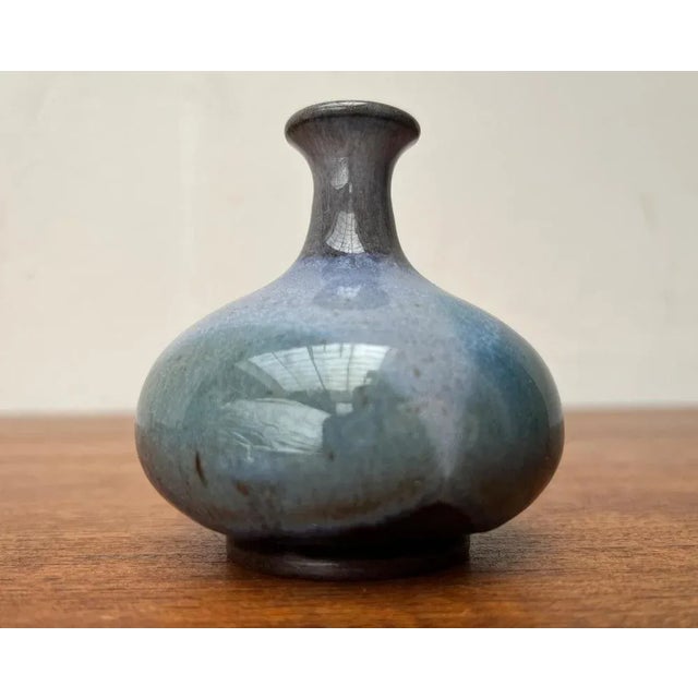 Mid-Century Small German Studio Pottery Vase by Janne Reckert-Cordua, 1960s For Sale - Image 12 of 12