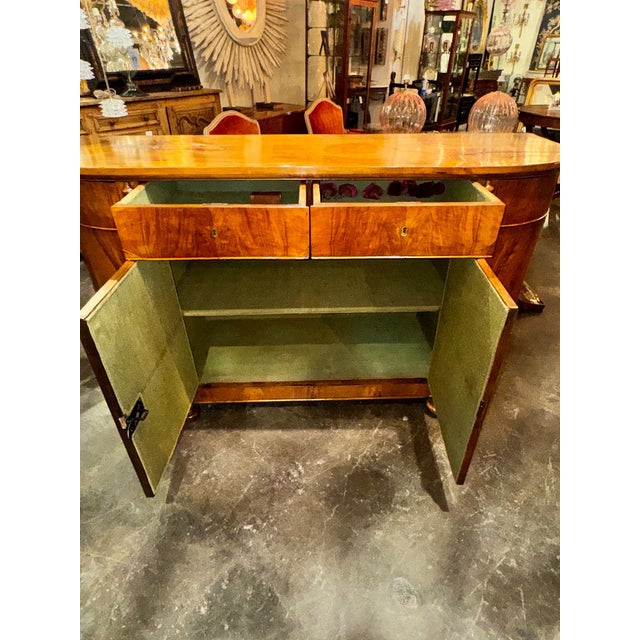Brown 19th C. Italian Walnut Buffet For Sale - Image 8 of 10